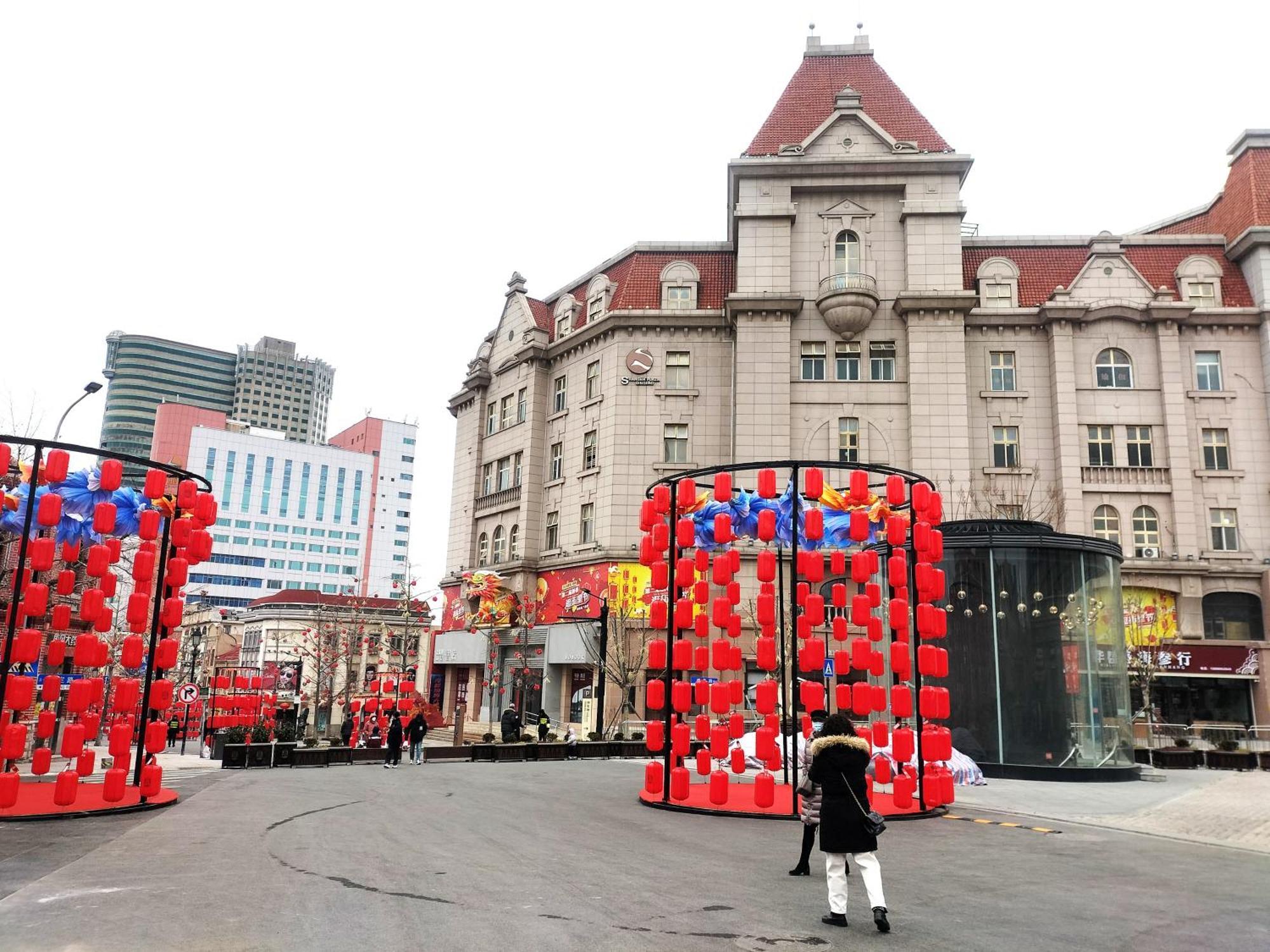 Hua Qi Kaiserdom Hotel Zhongshan Road St Michael'S Cathedral And Zhanqiao Pier تشينغداو المظهر الخارجي الصورة